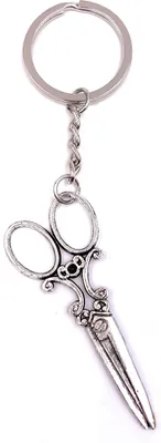 Produktbild von Onwomania Schlüsselanhänger Schere Haar Friseur Metall Anhänger Charm