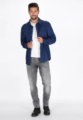 Immagine prodotto di SAPORTA, camicia da uomo - blu scuro, taglia S