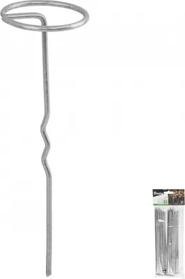 Obrázek produktu pro Kovový kolík k upevnění netkané textilie 6 cm / 20 cm - 10ks