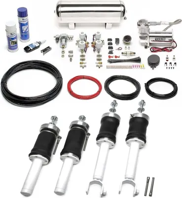 Zdjęcie produktu dla Zestaw zawieszenia pneumatycznego TA Technix srebrny do Honda Civic V + VI CRX III EG EH EJ EK