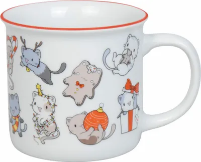 Immagine prodotto di Könitz Becher Lovely Cats Christmas, Tasse, Porzellan, Bunt, 380 ml, 11 1 971 2832