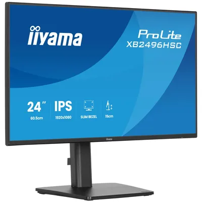 Produktbild von 24" IPS-panel, 1920x1080@144Hz, 15cm Height Adj. Stand, 3ms, 300cd/m², Speakers, HDMI, USB-C (65W PD), Speakers, USB 1x 3.2+1xC