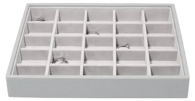 Produktbild von Grau Schmuckbox Klassisch mit Fächern