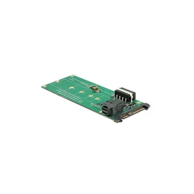 Produktbild von Delock Konverter U.2 SFF-8639 / SFF-8643 NVMe > 1 x M.2 Key M (62945)