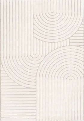 Produktbild von sweeek - Indoor Teppich Ethno-Muster Bögen, beige und cremefarben