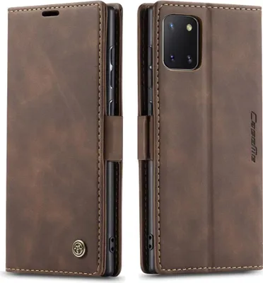 Produktbild von Samsung Galaxy Note 10 Lite Hülle - CaseMe 013 Klapphülle - Dunkelbraun