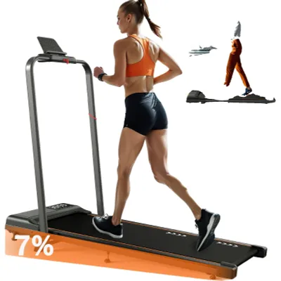 Image de Tapis de course à domicile, moteur 2,25 CV, vitesse 1-12 km/h, inclinaison réglable 7 %, longueur du tapis 80-120 cm, largeur du tapis 30-50 cm