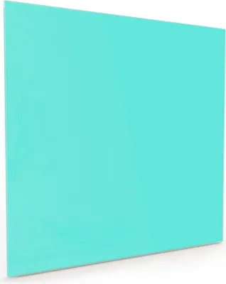 Produktbild von Küchenrückwand Spritzschutz Glas mit Motiv Mintblauer Hintergrund 40 x 40 cm