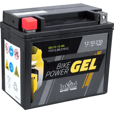Immagine prodotto di Batteria INTACT Bike Power GEL YTX12-BS