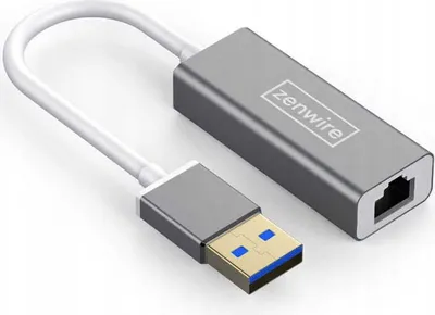Image de Adaptateur USB 2.0 3.0 - Ethernet RJ-45 Gigabit - 1000 Mbps - Adaptateur réseau LAN - Plug and Play