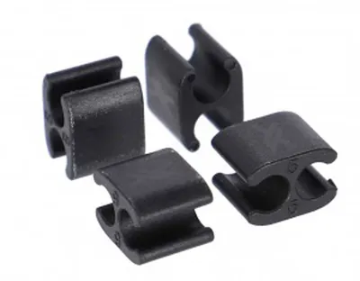 Produktbild von XLC Kabelclip Ø 5 mm Kabel, Ø 5 mm Außenhülle, schwarz (30er Pack)