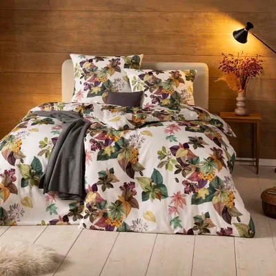 Produktbild von Estella Ateliers Kuschelflanell- Bettwäsche-Garnitur Maple Farbe multicolor Größe 135x200 + 80x80