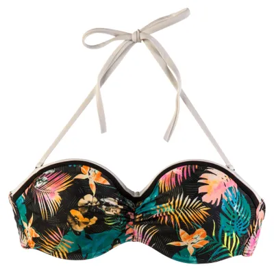 Productafbeelding van Protest Mm Suma bandeau bikini top, zwart / zwart, dames, maat S