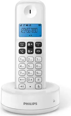 Obrázek produktu pro Bezdrátový pevný telefon Philips D1611W s podsvícením Technologie HQ-Soun Telephony