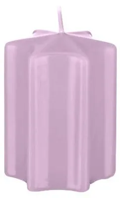 Produktbild von Sternkerzen Mittelflieder 8 x Ø 6 cm, 8 Stück