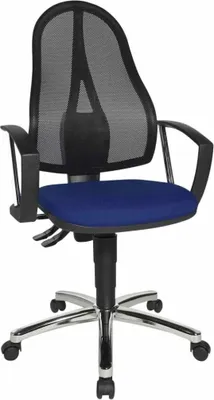 Produktbild von Topstar G260 Bürostuhl Point60 blau/Netz 383125