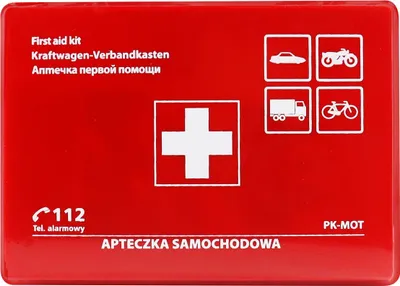 Produktbild von PK-MOT KFZ Erste Hilfe Set Verbandskasten mit Verbandkasten für Auto LKW Motorrad