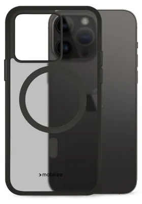 Produktbild von Mobilize Hybrid iPhone 14 Pro Max MagSafe Hülle Hardcase Backcover Stoßfest - Schwarz