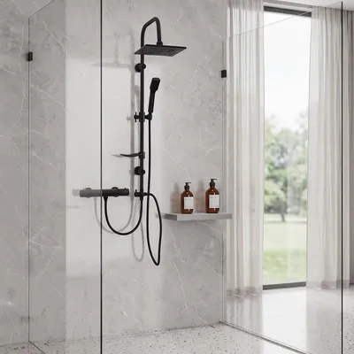 Imagen del producto de Lifa: Ducha de baño con cabezal de ducha manual, color , 43 x 23 x 108 cm