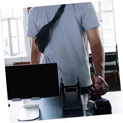 Produktbild von Externer Rollenetikettenhalter und Stapelpapierhalter für Thermodrucker