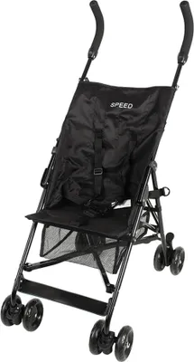 Obrázek produktu pro BabyTrold Speed Buggy Black skládací, 4 kg, do 15 kg, s košíkem