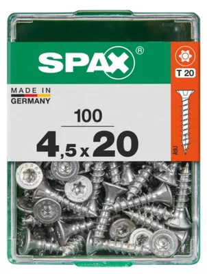 Produktbild von Spax Universalschrauben 4.5 x 20 mm TX 20 - 100 Stk.