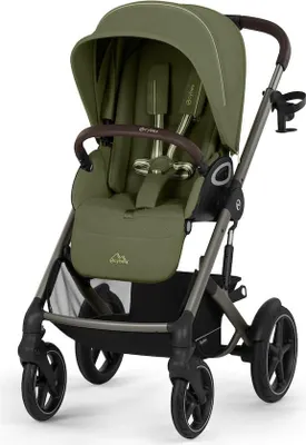 Produktbild von Cybex Talos S Lux Kinderwagen - inkl. Snogga Fußsack, Farbe:Moos Green