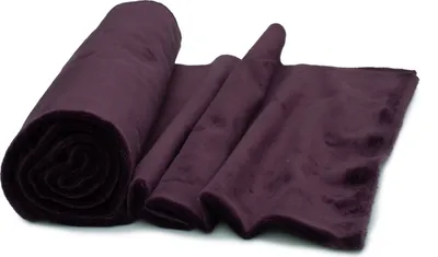 Produktbild von Minky Strickstoff glattes Muster, Pflaume 50 x 160 cm