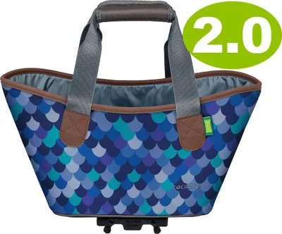 Immagine prodotto di Racktime Syst.shopping bag Agnetha 2.0 deep ocean, incl. Snapit Adapter 2.0