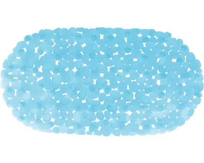 Immagine prodotto di MSV Tappeto per doccia Tappeto per vasca Tappeto antiscivolo Tappeto per doccia 35x68 cm Ciottolo turchese
