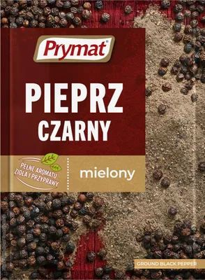Zdjęcie produktu dla Prymat pieprz czarny mielony 20g