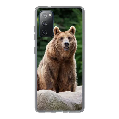 Produktbild von MuchoWow® Handyhülle Schutzhülle Hülle für Samsung Galaxy S20 FE Wald - Bär - Steine Silikon Softcase Handy Hülle - Abdeckung