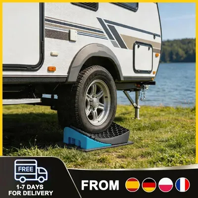 Obrázok produktu pre Solidchoice – Protiskĺzové podložky pod kolesá automobilov s nastaviteľnými výškovými podložkami