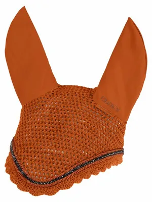 Produktbild von Eskadron Platinum Fliegenhaube, Fliegenkappe " CRYSTAL " Größe - Warmblut Farbe - amber