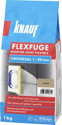 Produktbild von Knauf Fugenmörtel Flexfuge Universal 1 - 20 mm caramel 1 kg