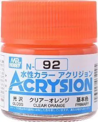 Produktbild von Mr Hobby - Gunze N-092 - Acrysion (10 ml) Clear Orange - Neu