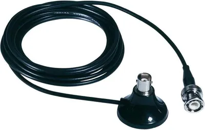 Image de Albrecht mini pied magnétique avec connecteur BNC pour antennes de scanner (6677)