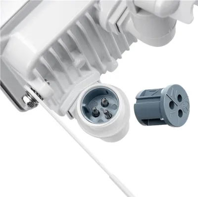 Produktbild von LED-Außenstrahler, 50 W mit 4250 lm, neutralweißem Licht (4000 K) und M16-Kabelverschraubung, für den Außeneinsatz geeignet (IP65)