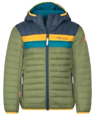 Immagine prodotto di Giacca Trollkids Eikefjord, verde, taglia 128 cm, per bambini, colore verde, taglia 128 cm