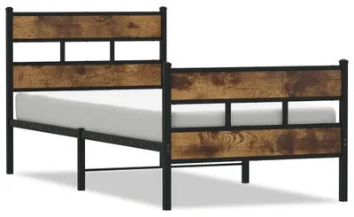 Immagine prodotto di Struttura del letto in metallo robusta con spazio contenitore, 90 x 190 cm