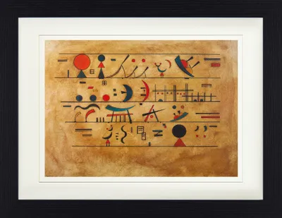 Produktbild von Wassily Kandinsky Gerahmtes Bild Mit Edlem Passepartout | Wand-Bilder | Im Bilderrahmen - Zeichenreihen, 1931 (30 x 40 cm)