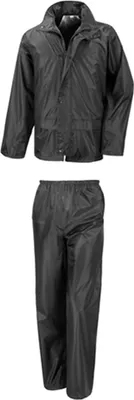 Produktbild von Result Core R225X | Rain Suit - Farbe: Black - Größe: XL