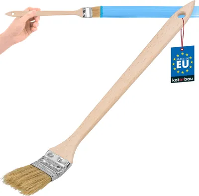 Produktbild von KOTARBAU® Heizkörperpinsel 36 mm Winkelpinsel Lasurpinsel Lackierpinsel Malerpinsel Holzpinsel für Schwer Zugängliche Stellen