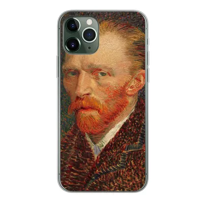 Produktbild von MuchoWow® Handyhülle Schutzhülle Hülle für iPhone 11 Pro Selbstporträt - Vincent van Gogh Silikon Softcase Handy Hülle - Handy
