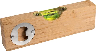 Produktbild von Bambus Wasserwaage / mit integriertem Flaschenöffner
