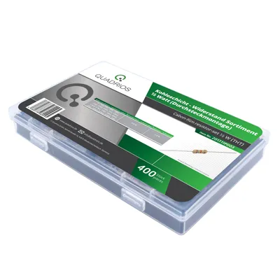 Produktbild von QUADRIOS Widerstands-Set 201711P003, Kohleschicht, 0,5 Watt, ± 5%