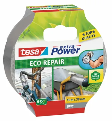 Produktbild von TESA 56431-00002, Grau, Bündelung, Handwerk, Kennzeichnung, Reparatur, Verstärkung, 10 m, 38 mm, 1 Stück(e)