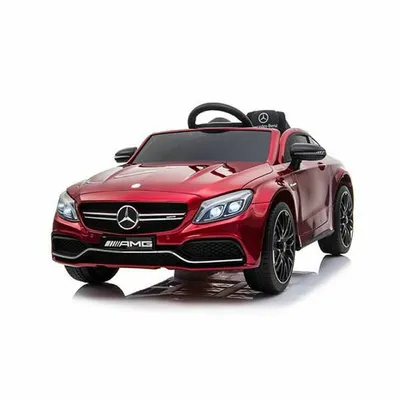 Produktbild von Elektroauto für Kinder RunRunToys Mercedes Benz AMG C63 Rot Lichter mit ton Funksteuerung 12V