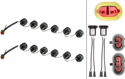 Immagine prodotto di Set di luci di marcia diurna anteriori del veicolo a LED HELLA per AEBI