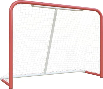 Obrázok produktu pre vidaXL Hokejová bránka so sieťou červená a biela 153x60x118 cm oceľ a polyester